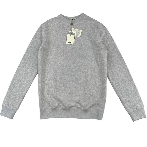 New Bulk Men L Large Grey Sweater Pullover Comfortable Long Sleeve Sweatshirt - Picture 1 of 10